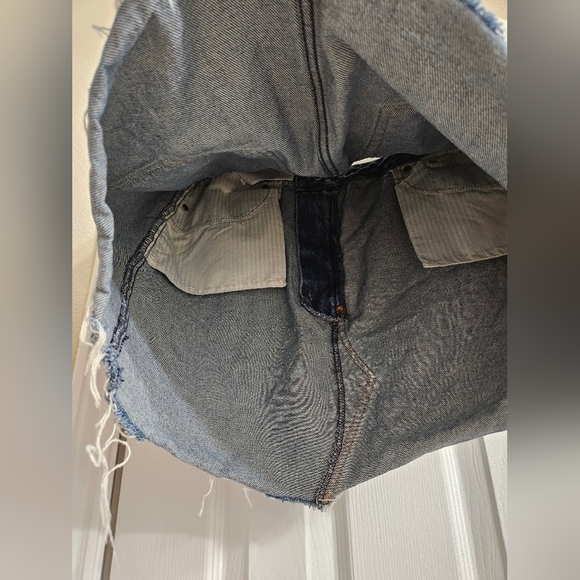 Abercrombie A-line Jean Skirt - Picture 8 of 8